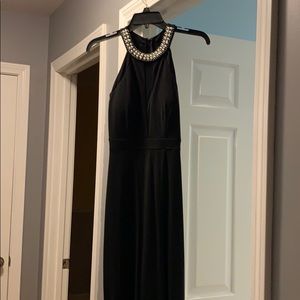 Size 3 long formal black dress